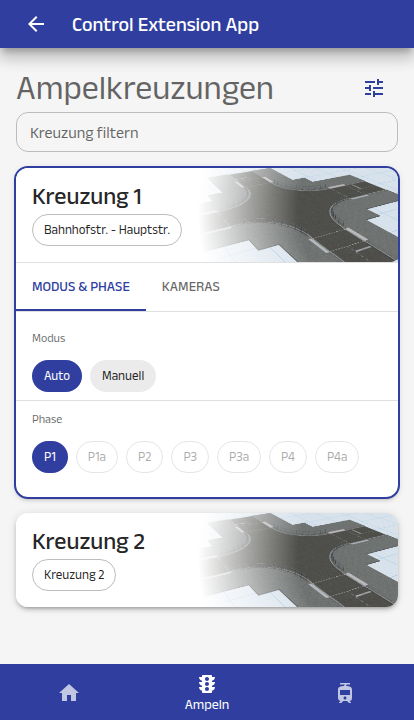 Intersection detail from the web app captured on an iPhone XR viewport