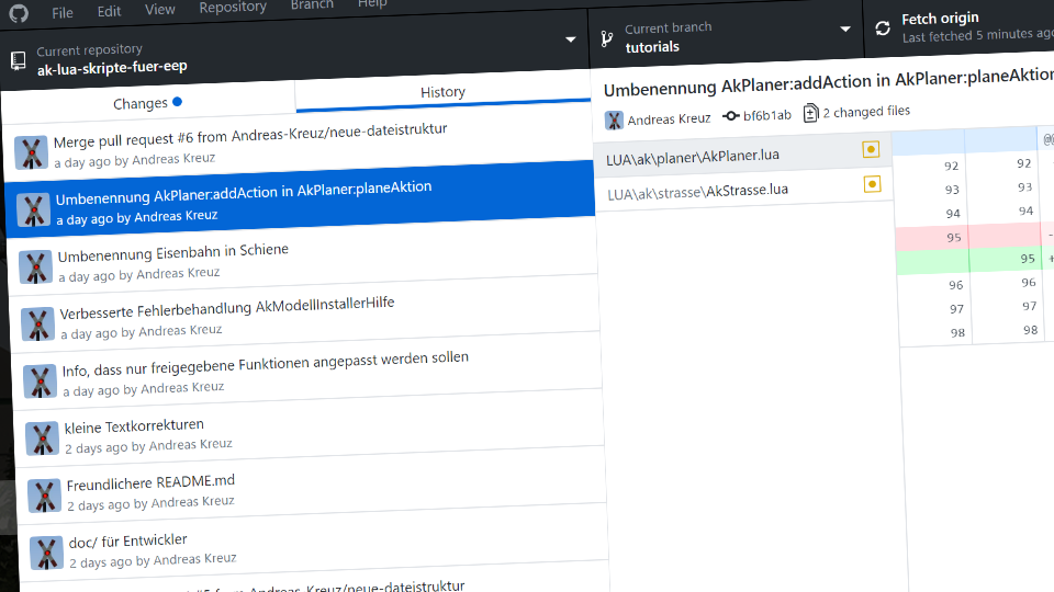 Aufbau des Projektes