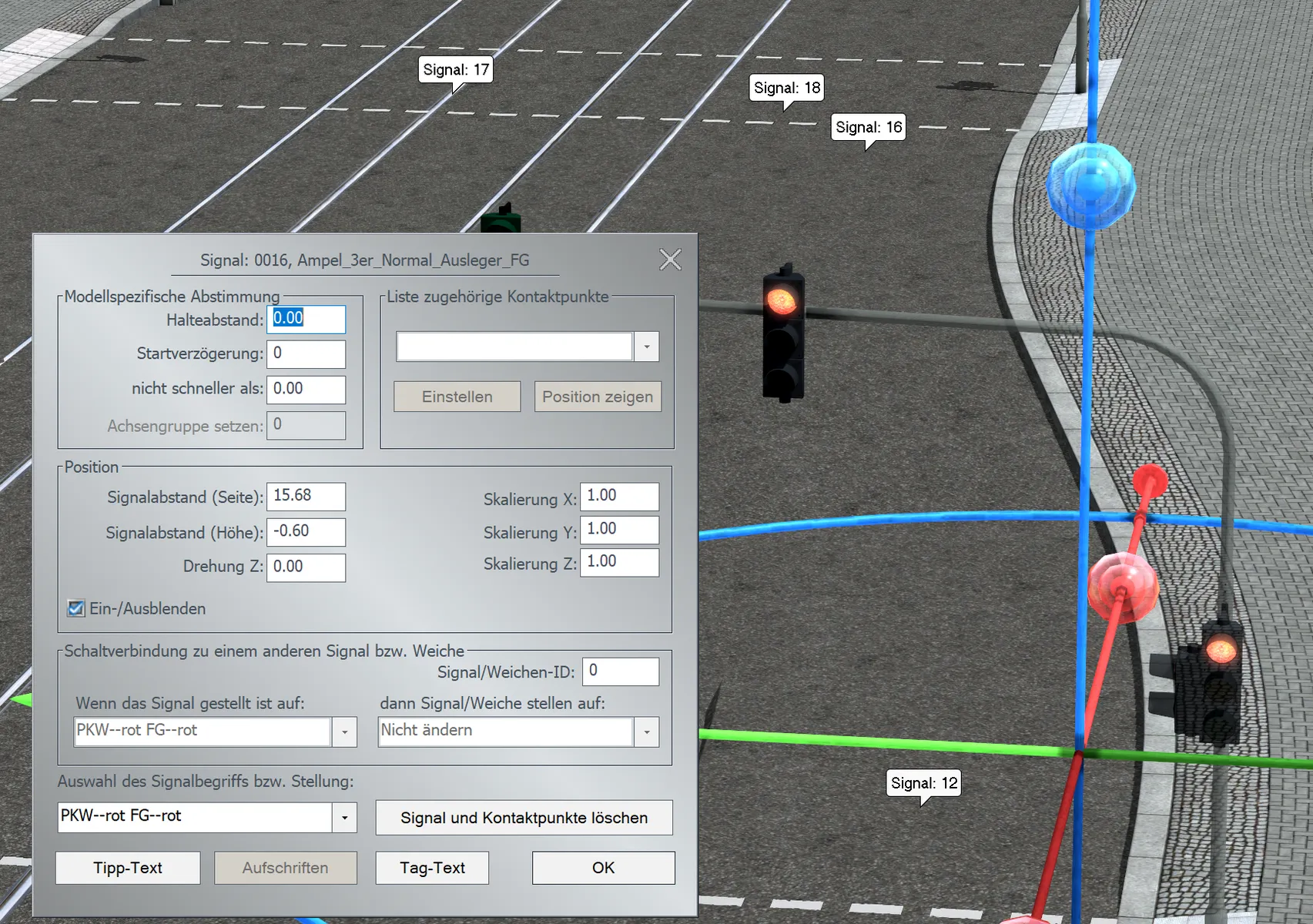 TrafficLightModel auswählen